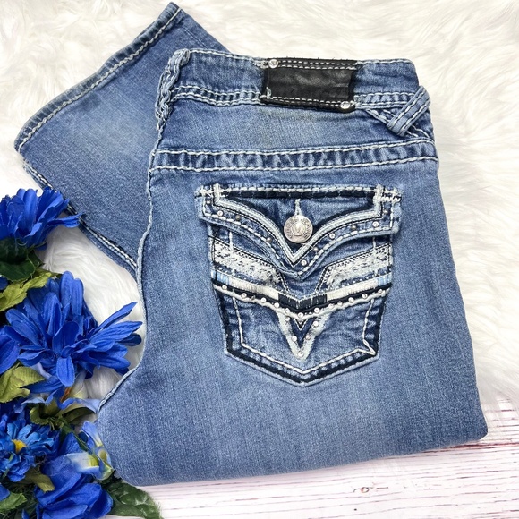 👖|•VIGOSS•| The New York Slim Boot Mid Rise Jean Size 9/10 L31👖 - Picture 1 of 11